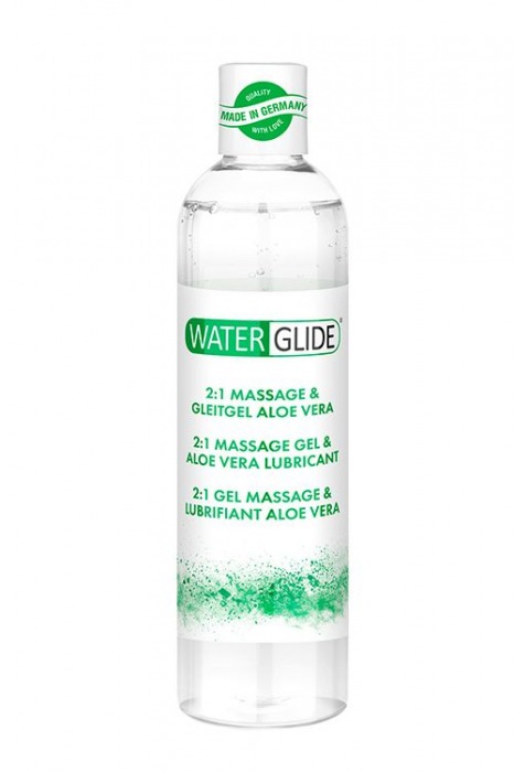 Гель-смазка 2-в-1 MASSAGE   LUBRICANT ALOE VERA - 300 мл. - Waterglide - купить с доставкой в Коломне