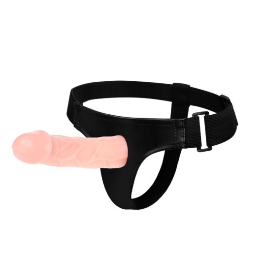 Телесный фаллоимитатор на трусиках Jessica Strap-On - 15,5 см. - Baile - купить с доставкой в Коломне