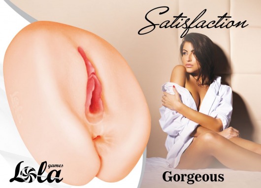 Мастурбатор с 2 тоннелями Satisfaction Gorgeous - Lola Games - в Коломне купить с доставкой