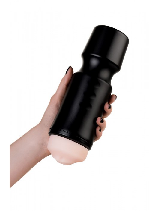 Мастурбатор-ротик A-Toys в черной колбе - A-toys - в Коломне купить с доставкой