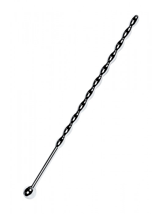 Серебристый длинный уретральный плаг-косичка TOYFA Metal - 15,7 см. - ToyFa - купить с доставкой в Коломне