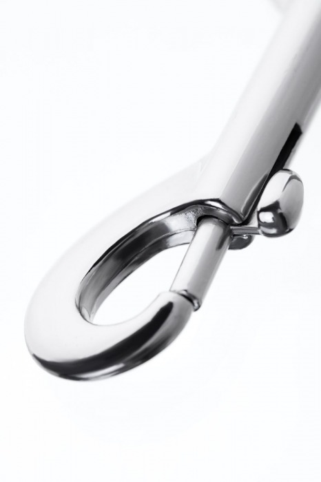 Серебристый двухсторонний карабин TOYFA Metal - ToyFa - купить с доставкой в Коломне