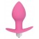 Розовая коническая анальная вибровтулка с ограничителем - 8 см. - Bior toys в Коломне Розовая коническая анальная вибровтулка с ограничителем - 8 см. - Bior toys