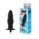 Черная ребристая вибровтулка с ограничителем - 9 см. - Sex Expert в Коломне Черная ребристая вибровтулка с ограничителем - 9 см. - Sex Expert
