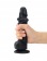 Черный фаллоимитатор Strap-On-Me Sliding Skin Realistic Dildo size L - Strap-on-me